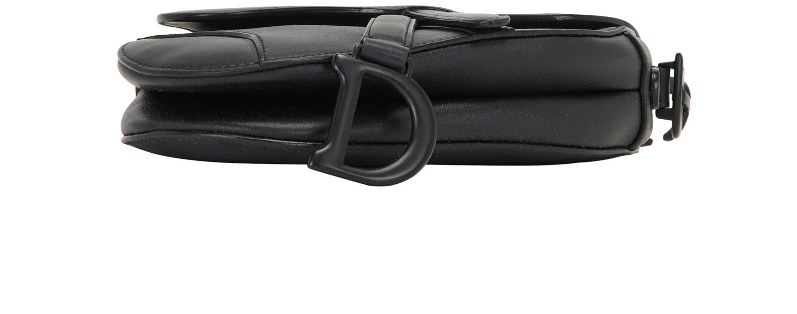 Mini Saddle Ultra Matte, &pound;1,600, Handbags, Black, Leather, Top view